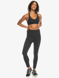 4 Heart Into It Ankle - Sport Leggings for Women Black ERJNP03690 Roxy
