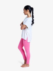 1 Heart Into It Ankle - Sport-Leggings f&uuml;r Frauen Rosa ERJNP03690 Roxy