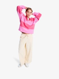 0 Lekeitio Knit - Easy Wear Pull On Corduroy Trousers for Women Beige ERJNP03691 Roxy
