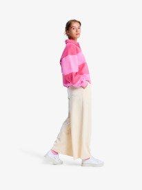 3 Lekeitio Knit - Easy Wear Pull On Corduroy Trousers for Women Beige ERJNP03691 Roxy