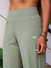 2 Rise & Vibe - Workout Bottoms for Women Green ERJNP03692 Roxy