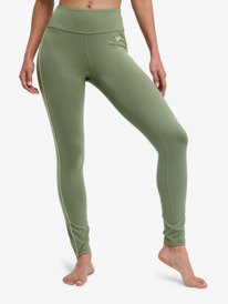 0 Everyday Flow - Legging de sport pour Femme Vert ERJNP03697 Roxy