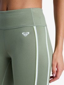 3 Everyday Flow - Legging de sport pour Femme Vert ERJNP03697 Roxy