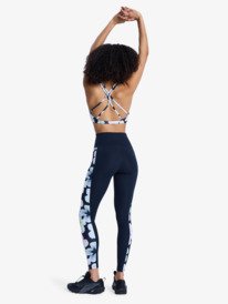 6 Heart Into It - Legging de sport pour Femme Noir ERJNP03698 Roxy
