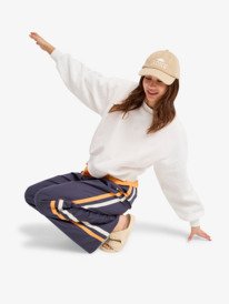 10 Welcome Home - Cal&ccedil;as de perna larga para Mulher Azul ERJNP03701 Roxy