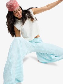 5 Sun Spell - Elastische Hose f&uuml;r Frauen Weiss ERJNP03705 Roxy