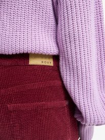 6 Dawn Patrol Corduroy - Corduroy Trousers for Women Red ERJNP03708 Roxy