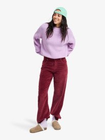 4 Dawn Patrol Corduroy - Corduroy Trousers for Women Red ERJNP03708 Roxy