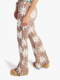1 Chasing Tan - Pantalon &eacute;vas&eacute; pour Femme Marron ERJNP03751 Roxy