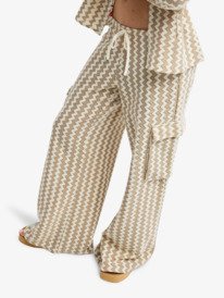 0 Charm The Snake - Elasticated Trousers for Women Brown ERJNP03752 Roxy