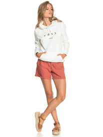 3 Another Kiss - Short de lino para Mujer Rosa ERJNS03310 Roxy