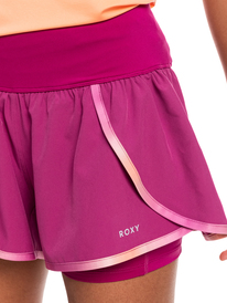 2 Sun Comes Up - Workout Shorts for Women Pink ERJNS03380 Roxy