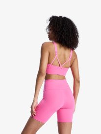 5 Heart Into It - Technical Shorts for Women Pink ERJNS03435 Roxy