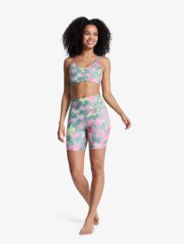 4 Heart Into It Biker Pt - Short deportivo estilo ciclista para mujer Verde ERJNS03440 Roxy