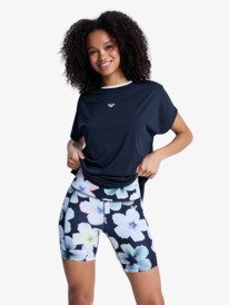 0 Heart Into It Biker Pt - Sport Biker Shorts for Women Black ERJNS03440 Roxy