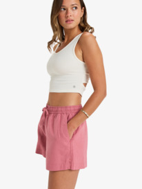 1 Lekeitio Break - Strand-Shorts mit elastischem Bund für Frauen Rosa ERJNS03490 Roxy