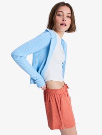 1 Lekeitio Break - Beachshort met Elastische Taille voor Dames Pink ERJNS03490 Roxy