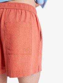2 Lekeitio Break - Beachshort met Elastische Taille voor Dames Pink ERJNS03490 Roxy