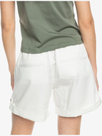 4 Sweetest Life - Casual short met elastische taille voor Dames White ERJNS03495 Roxy