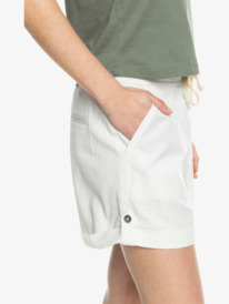 1 Sweetest Life - Short taille élastique pour Femme Blanc ERJNS03495 Roxy