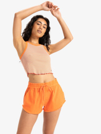 4 Scenic Route - Short con cintura elástica para Mujer Naranja ERJNS03534 Roxy