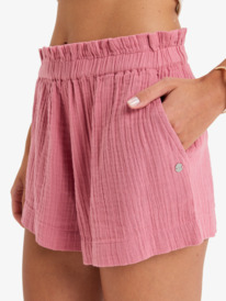 4 What A Vibe - Beach Short for Women Pink ERJNS03557 Roxy