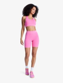 3 Chillout Seamless Washed - Cal&ccedil;&otilde;es de desporto para Mulher Pink ERJNS03567 Roxy