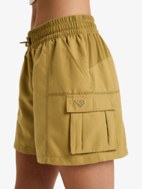6 Boundless Spirit - Sport Shorts for Women Beige ERJNS03568 Roxy