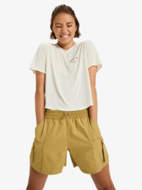 0 Boundless Spirit - Sport Shorts for Women Beige ERJNS03568 Roxy
