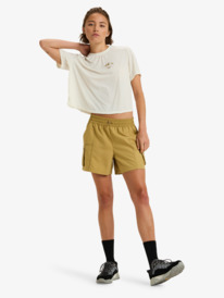 2 Boundless Spirit - Sport Shorts for Women Beige ERJNS03568 Roxy