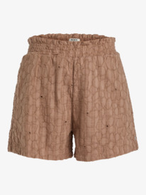 6 Souvenirs Chaser - Shorts mit elastischem Bund für Frauen Beige ERJNS03569 Roxy