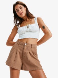 0 Attractive Light - Chino Shorts for Women Brown ERJNS03578 Roxy