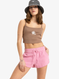 0 Scenic Route - Short con cintura elástica para Mujer Rosa ERJNS03586 Roxy