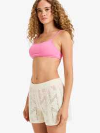 4 Spicy Vibes - Sweat Shorts for Women White ERJNS03601 Roxy
