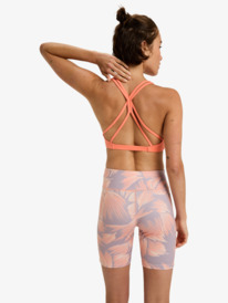 4 Everyday Flow - Short Biker de sport pour Femme Violet ERJNS03606 Roxy