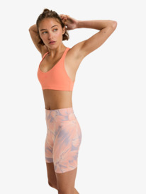 2 Everyday Flow - Short Biker de sport pour Femme Violet ERJNS03606 Roxy