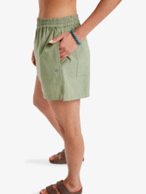2 Lucentio Bay - Elasticated Shorts for Women Green ERJNS03610 Roxy