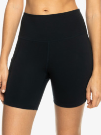 0 Heart Into It Biker - Sportliche Bikershorts für Frauen Schwarz ERJNS03614 Roxy