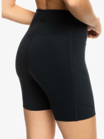 2 Heart Into It Biker - Sportliche Bikershorts für Frauen Schwarz ERJNS03614 Roxy