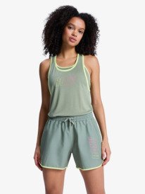0 Everyday Flow - Elasticated Shorts for Women Green ERJNS03620 Roxy