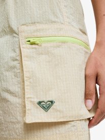 2 Boundless Spirit 2 - Short de sport taille &eacute;lastique pour Femme Beige ERJNS03622 Roxy