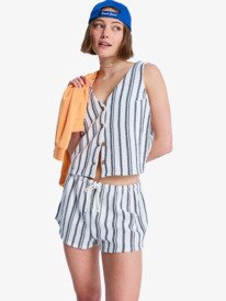 0 Sunkissed Spirit - Elastische Short voor Dames White ERJNS03623 Roxy