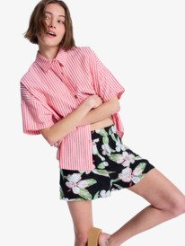 6 Lekeitio Bay Printed - Cal&ccedil;&otilde;es de praia para Mulher Preto ERJNS03629 Roxy