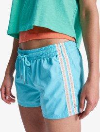 2 Sunlit Smiles - Elastische Short voor Dames Blue ERJNS03633 Roxy