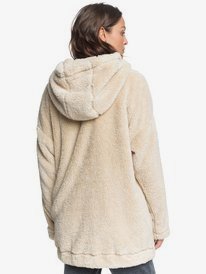 5 Light Of The Night - Hooded Sherpa Jacket for Women  ERJPF03060 Roxy