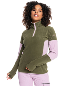 0 Sayna - WarmFlight® Fleece for Women Green ERJPF03072 Roxy