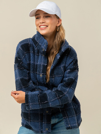 0 Set Your Sights - Sherpa Jacket for Women  ERJPF03081 Roxy
