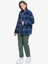9 Set Your Sights - Sherpa Jacket for Women  ERJPF03081 Roxy