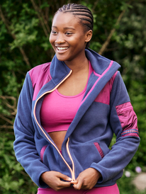 0 Magnetic Roads - Zip-Up Fleece for Women  ERJPF03092 Roxy