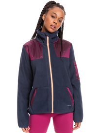 3 Magnetic Roads - Zip-Up Fleece for Women  ERJPF03092 Roxy